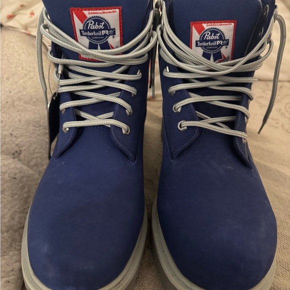 Timberland Other - Timberland Blue Men's Work Boots with Gray Laces